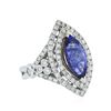 Image 2 : 14KT Two-Tone Gold 3.21ct Tanzanite and Diamond Ring