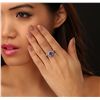 Image 1 : 14KT White Gold 2.14ct Tanzanite and Diamond Ring