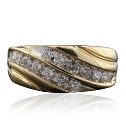 14KT Yellow Gold 1.12ctw Diamond Ring