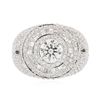 Image 1 : 18KT White Gold 2.97ctw Diamond Ring
