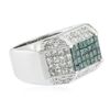 Image 2 : 14KT White Gold 3.33ctw Diamond Ring