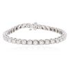 Image 3 : 14KT White Gold 5.65ctw Diamond Tennis  Bracelet