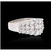 Image 2 : 14KT White Gold 1.00ctw Diamond Ring