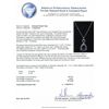Image 8 : 14KT White Gold 29.77ct Blue Topaz and Diamond Pendant With Chain