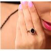 Image 1 : 14KT Yellow Gold 2.30ct Rubellite and Diamond Ring
