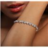 Image 1 : 14KT White Gold 1.69ctw Diamond Bracelet