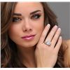 Image 2 : 14KT White Gold 0.88ctw Diamond Ring