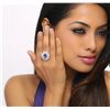 Image 1 : 14KT White Gold 3.44ct Tanzanite and Diamond Ring