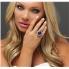 Image 6 : 14KT White Gold GIA Certified 20.40ct Tanzanite and Diamond Ring