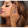 Image 3 : 14KT White Gold 3.14ct Tanzanite and Diamond Ring