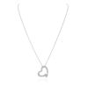 Image 3 : 14KT White Gold 1.35ctw Diamond Pendant With Chain