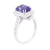 Image 7 : 14KT White Gold 2.55ct Tanzanite and Diamond Ring