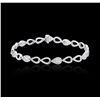 Image 3 : 14KT White Gold 1.64ctw Diamond Bracelet
