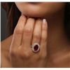 Image 5 : 14KT Yellow Gold 3.26ct Ruby and Diamond Ring