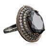 Image 2 : Silver 16.44ctw Cubic Zirconia Ring