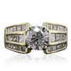 Image 1 : 14KT Yellow Gold 3.38ctw Diamond Ring