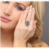Image 2 : 14KT White Gold 3.79ctw Diamond Ring