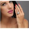 Image 2 : 14KT White Gold GIA Certified 3.01ctw Diamond Ring
