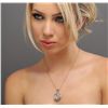 Image 1 : 14KT Two-Tone Gold 0.45ctw Diamond Pendant With Chain