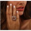 Image 2 : 14KT White Gold 12.56ct Morganite and Diamond Ring