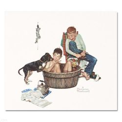 A Lickin Good Bath By Norman Rockwell