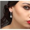 Image 1 : 14KT White Gold 2.61ctw Diamond Earrings