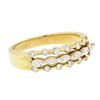 Image 2 : 18KT Yellow Gold 0.38ctw Diamond Ring
