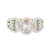 Image 1 : 14KT Two-Tone Gold 1.12ctw Diamond Ring