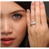 Image 2 : 14KT White Gold 1.25ctw Diamond Ring