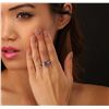 Image 3 : 14KT White Gold 1.75ct Tanzanite and Diamond Ring