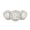 Image 1 : 14KT White Gold 1.83ctw Diamond Ring