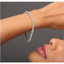 14KT White Gold 3.24ctw Diamond Tennis Bracelet