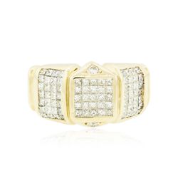 14KT Yellow Gold 1.69ctw Diamond Ring