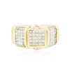 Image 1 : 14KT Yellow Gold 1.69ctw Diamond Ring