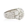 Image 4 : 14KT White Gold 3.17ctw Diamond Ring