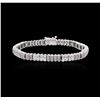 Image 3 : 14KT White Gold 2.82ctw Diamond Bracelet