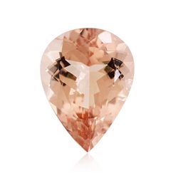 15.12ctw. Natural Pear Cut Morganite