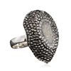 Image 2 : Silver 1.84ct Druzy Quartz and Cubic Zirconia
