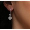 Image 5 : 14KT White Gold 0.75ctw Diamond Earrings