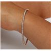 Image 5 : 14KT Rose Gold 2.70ctw Diamond Bangle Bracelet