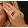 Image 1 : 14KT Rose Gold 3.53ct Tanzanite and Diamond Ring