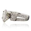 Image 2 : 18KT White Gold EGL Certified 2.99ctw Diamond Ring