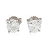 Image 1 : 14KT White Gold 1.38ctw Diamond Stud Earrings