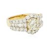 Image 2 : 14KT Yellow Gold 3.43ctw Diamond Ring