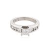Image 1 : 14KT White Gold 1.36ctw Diamond Ring