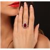 Image 5 : 14KT Rose Gold 5.01ct Ruby and Diamond Ring