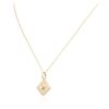 Image 3 : 14KT Yellow Gold 0.02ct Diamond Pendant With Chain