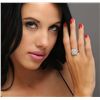 Image 2 : 14KT White Gold 1.55ctw Diamond Ring