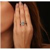 Image 2 : 14KT Yellow Gold 2.63ct Aquamarine and Diamond Ring