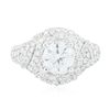 Image 3 : 14KT White Gold 2.39ctw Diamond Ring